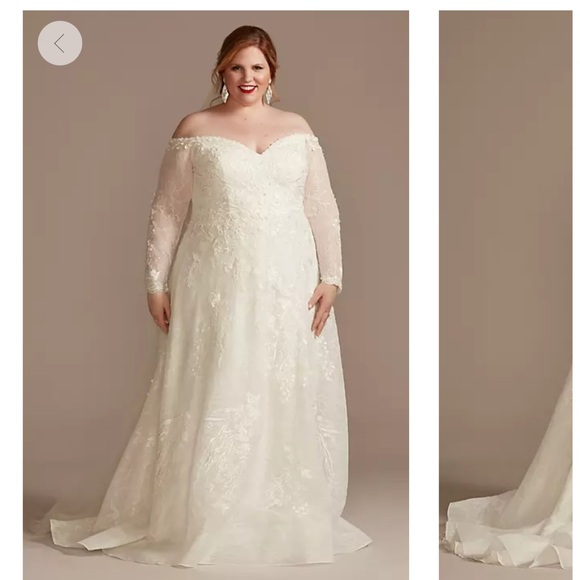 Wedding dress size 22 - Picture 1 of 6